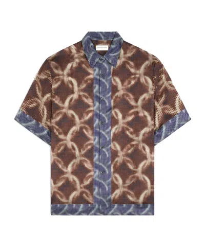 DRIES VAN NOTEN DRIES VAN NOTEN ALL-OVER PATTERNED SHORT-SLEEVED SHIRT