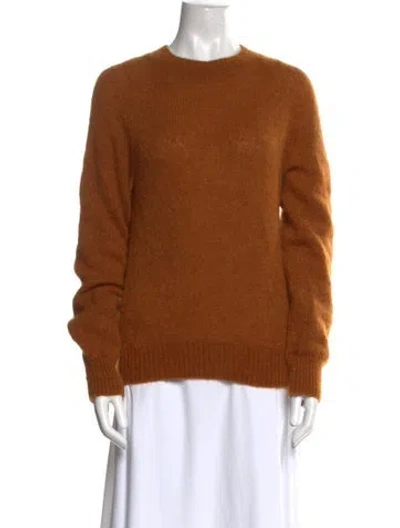 Pre-owned Dries Van Noten Alpaca Crew Neck Sweater In Multi