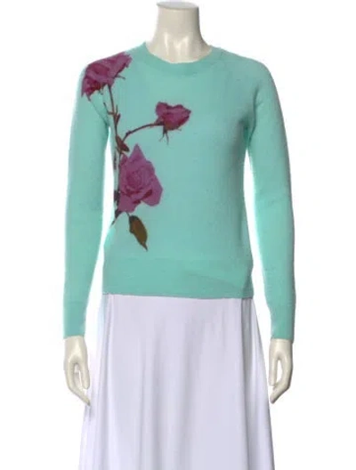 Pre-owned Dries Van Noten Alpaca Printed Sweater In Multi