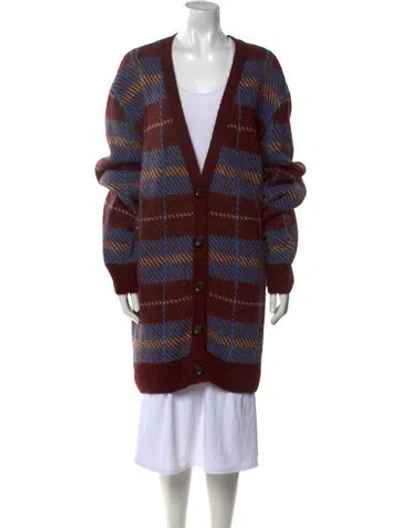 Pre-owned Dries Van Noten Alpaca Striped Sweater In Multi