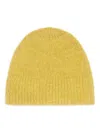 Dries Van Noten Alpaca Wool-blend Beanie Hat In Yellow