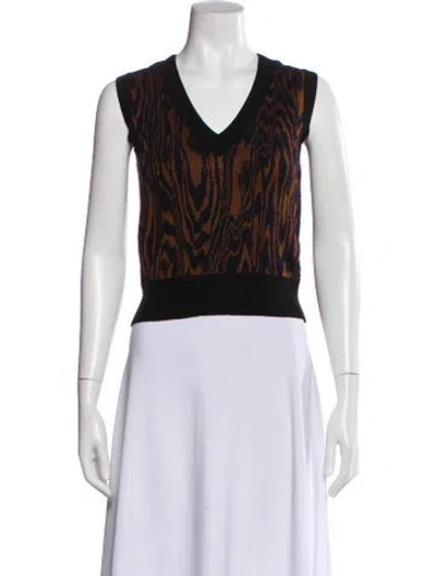 Pre-owned Dries Van Noten Animal Print Vest In Multi