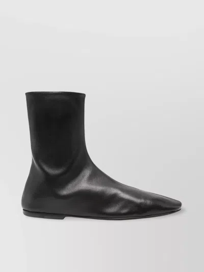 DRIES VAN NOTEN ANKLE FLAT SOLE BOOTIES