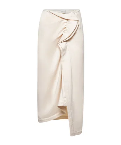 DRIES VAN NOTEN DRIES VAN NOTEN ASYMMETRIC HEM MIDI SKIRT