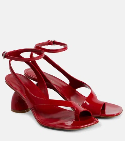 Dries Van Noten Sandalen Aus Lackleder