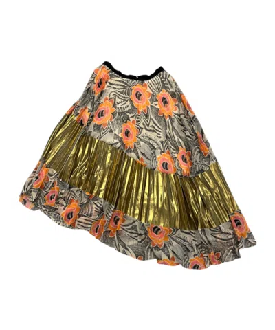 Dries Van Noten Asymmetric Skirt In Green