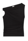Dries Van Noten Henray Gathered Cotton Top