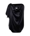 Dries Van Noten Asymmetrical Blouse In Black