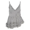 Dries Van Noten Asymmetrical Flared Slip Top In Multi
