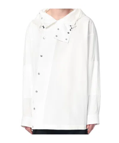 Dries Van Noten Asymmetrical Shirt In White