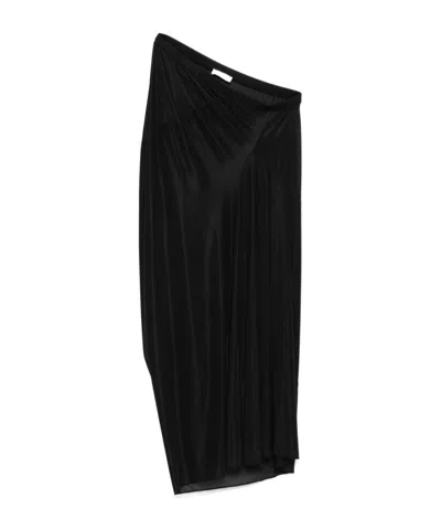 Dries Van Noten Asymmetrical Skirt In Black  