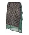 Dries Van Noten Women Printed Stretch Nylon Omili Skirt In Multi