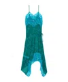 DRIES VAN NOTEN ASYMMETRICAL SLIP DRESS
