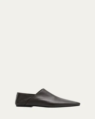 Dries Van Noten Babouche Leather Ballerina Flats