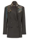 Dries Van Noten Bafya Blazer In Gray
