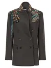 Dries Van Noten Bafya Blazer In Multi