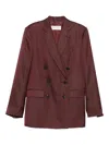 Dries Van Noten Bafya 2350 W.w. Jacket With Pockets In Red