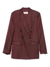 Dries Van Noten Bafya 2350 W.w. Jacket With Pockets In Red