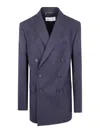 Dries Van Noten Bafya Jacket In Blue