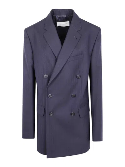 Dries Van Noten Bafya Jacket In Blue
