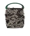 Dries Van Noten Beaded Strap Handbag With Embellished Top Handle In Black