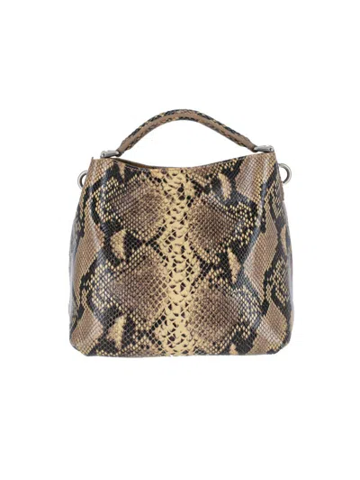 Dries Van Noten Python Print Crossbody Bag In Beige | ModeSens