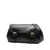 Dries Van Noten Buckle-fastening Leather Shoulder Bag In Black