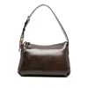 Dries Van Noten Zipper Shoulder Bag In Brown