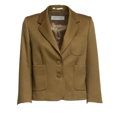 Dries Van Noten Bamis 2248 W. W. Jacket In Green