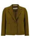 Dries Van Noten 'bamis' Blazer Featuring Buttoned Cuffs