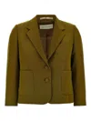 Dries Van Noten Bamis Blazer In Green