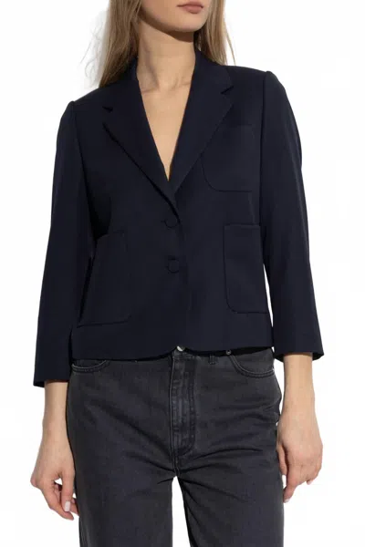 Dries Van Noten Bamis Jacket In Navy In Blue
