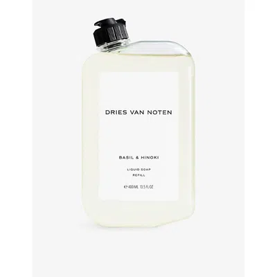 Dries Van Noten Basil & Hinoki Liquid Soap Refill 400ml In Transparent