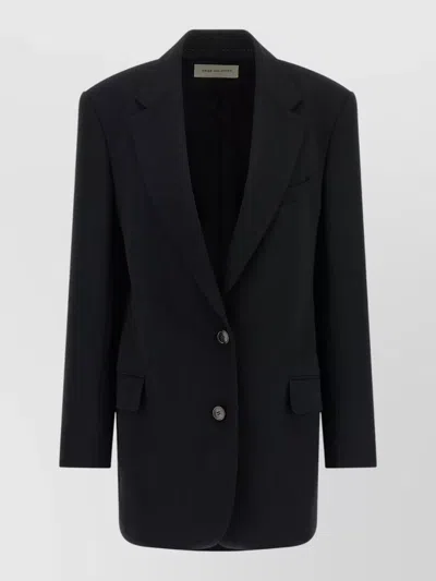 Dries Van Noten Basti Blazer Single Breasted Notch Lapel In Black