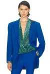 Dries Van Noten Basti Jacket In Blue