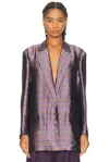 Dries Van Noten Bastis Jacket In Purple