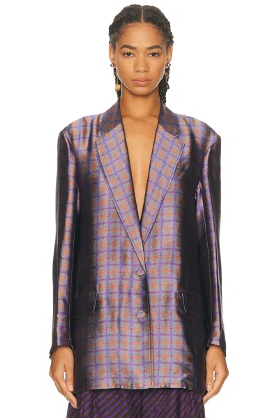 Dries Van Noten Bastis Jacket In Purple