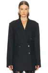 Dries Van Noten Bayfa Jacket In Blue