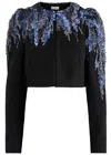 Dries Van Noten Bea Cropped Sequin-embellished Wool-blend Jacket