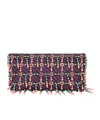 Dries Van Noten Beaded Clutch In Multi