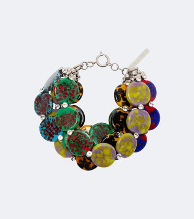 Dries Van Noten Beaded Necklace In Multi