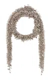 Dries Van Noten Beaded Silver-tone Wrap Necklace