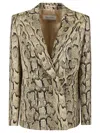 Dries Van Noten 1417 W.w. Jacket In Neutral