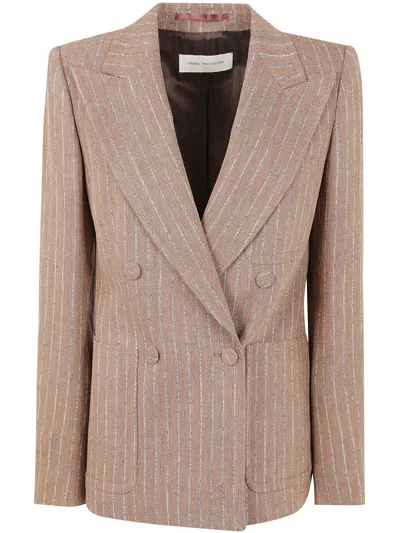 Dries Van Noten Beau Blazer Jacket Clothing In Brown