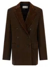 Dries Van Noten Befya Blazer In Brown