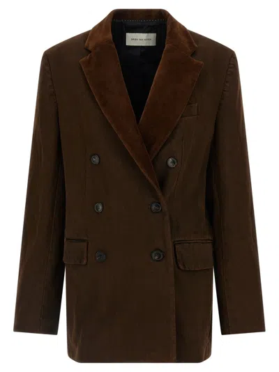 Dries Van Noten 'befya' Blazer In Brown