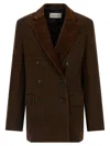 Dries Van Noten Befya Blazer In Brown