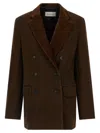 Dries Van Noten Befya Blazer In Brown