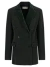 Dries Van Noten Befya Blazer In Green