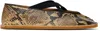 Dries Van Noten Beige & Black Leather Loafers In 103 Beige